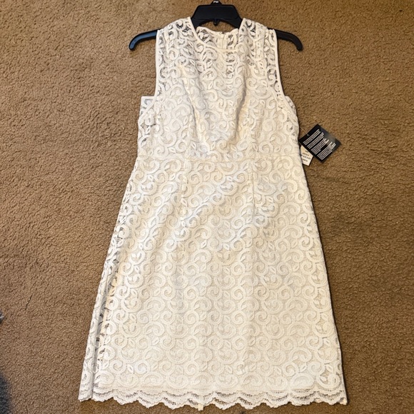 Nine West Dresses & Skirts - Nine West Elegant White Lace Sleeveless Dress